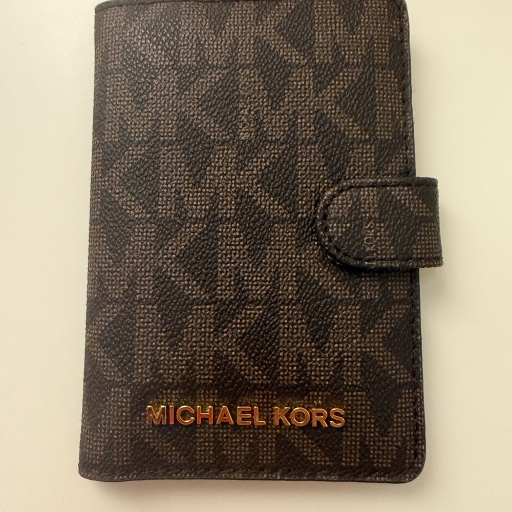 Michael Kors Dark Brown Passport Holder